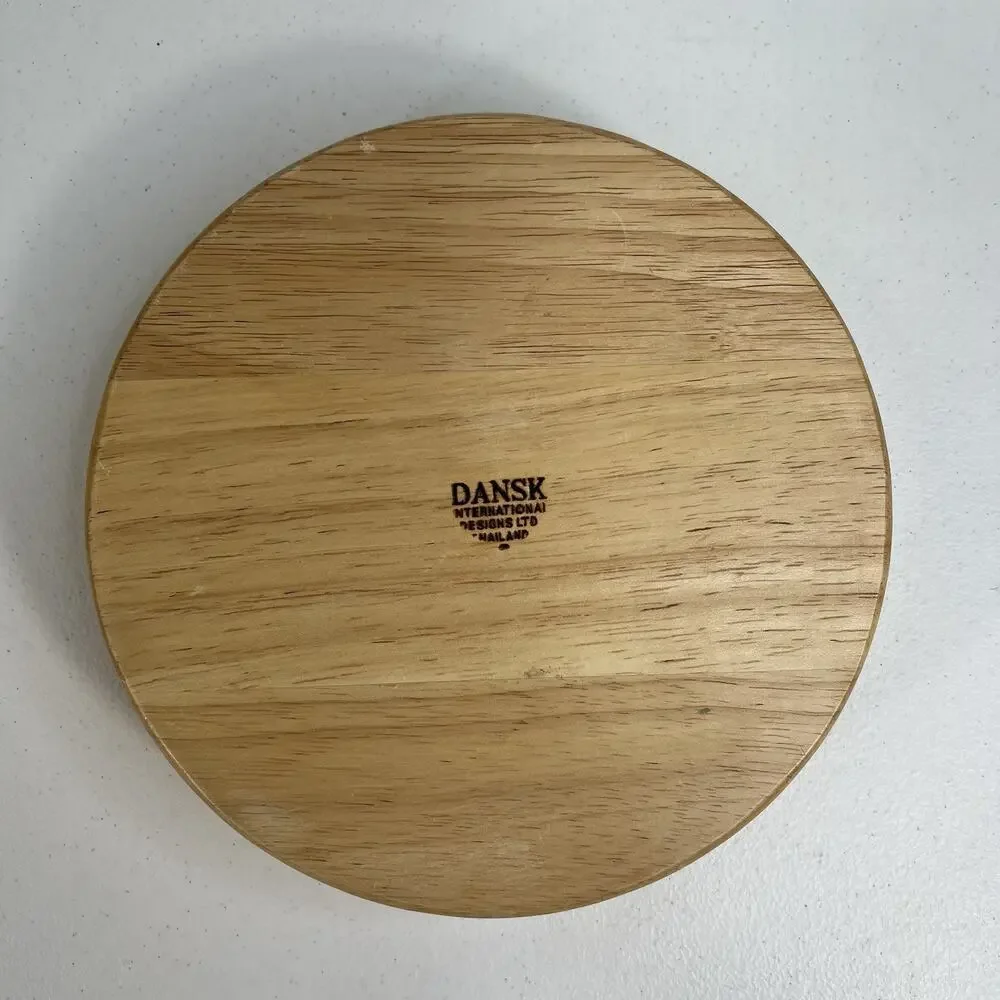 DANSK‎ Scandanavian TEAK MCM Teak Wood Divided Candy Nut Dish Tray Bowl